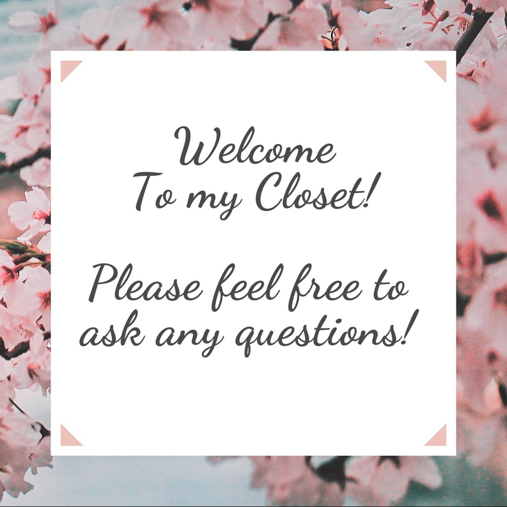 Welcome To My Closet!